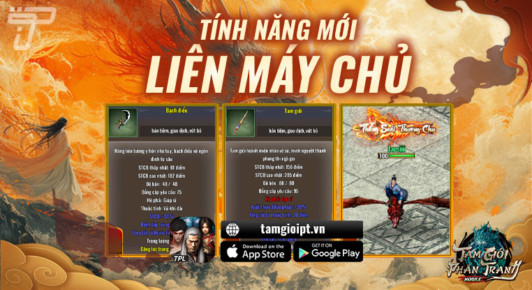 Chiến Trường Thương Chu Liên Máy Chủ | Tam Giới Phân Tranh Mobile