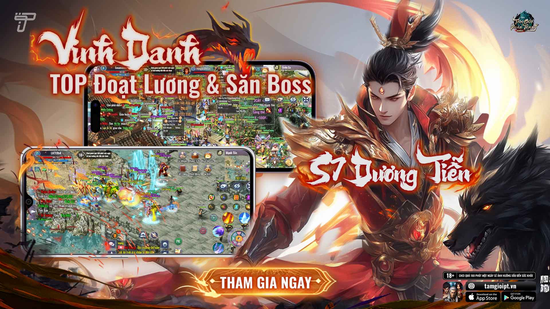 Kết quả đua top Đoạt Lương và top Săn Boss S7 DƯƠNG TIỄN.